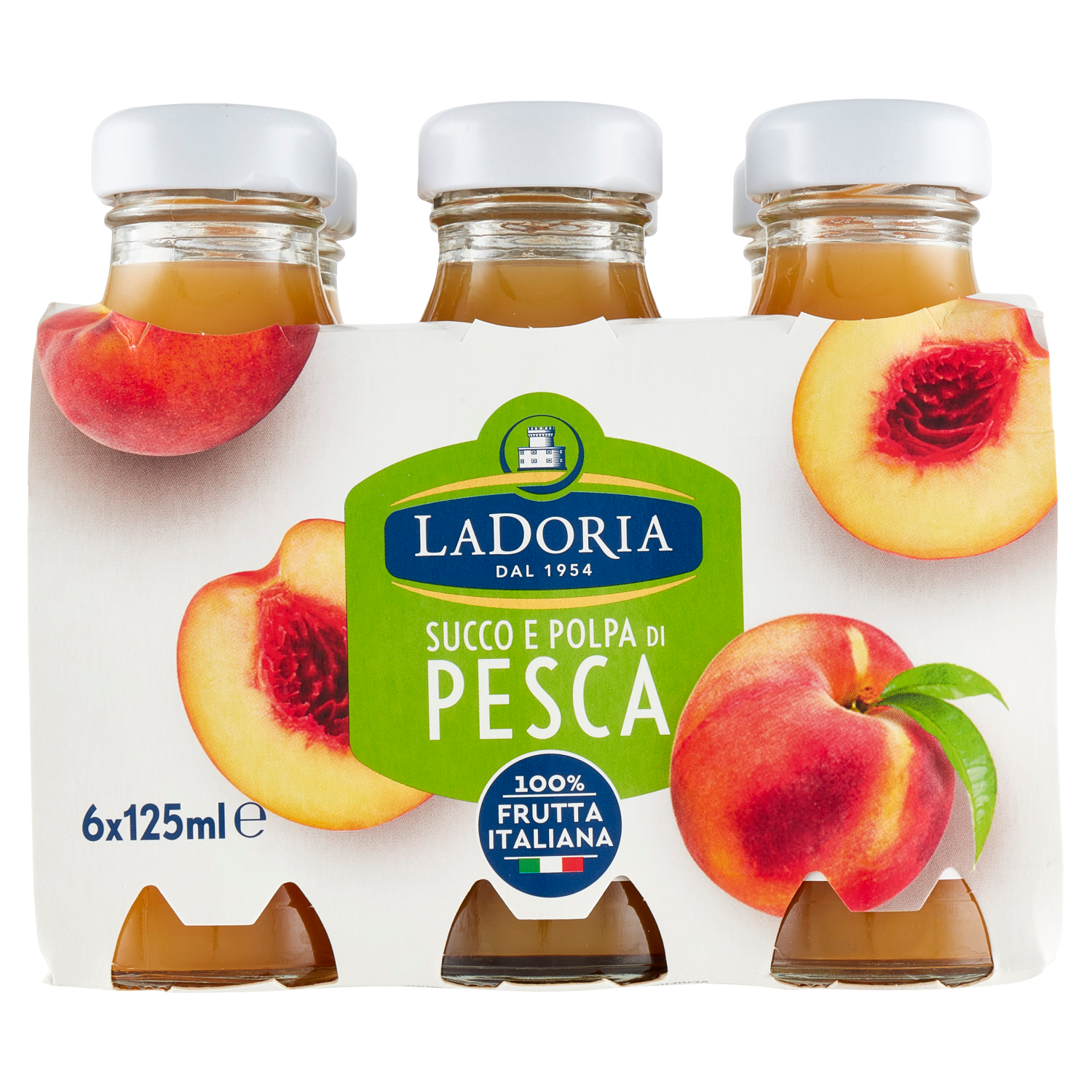 LA DORIA SUCCO PESCA X6 125ML X6 (4 in a box)
