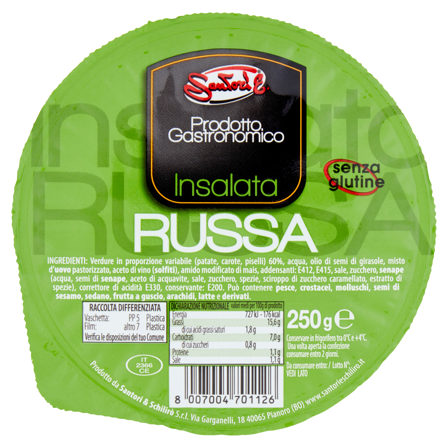 SANTORI INSALATA RUSSA 250g (8 in a box)