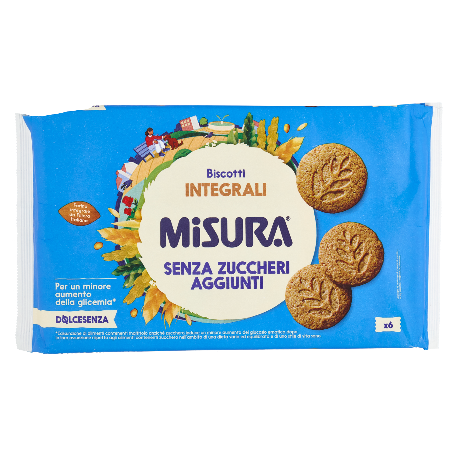 MISURA BISCOTTI INTEGRALI CON CEREALI 280g (10 in a box)