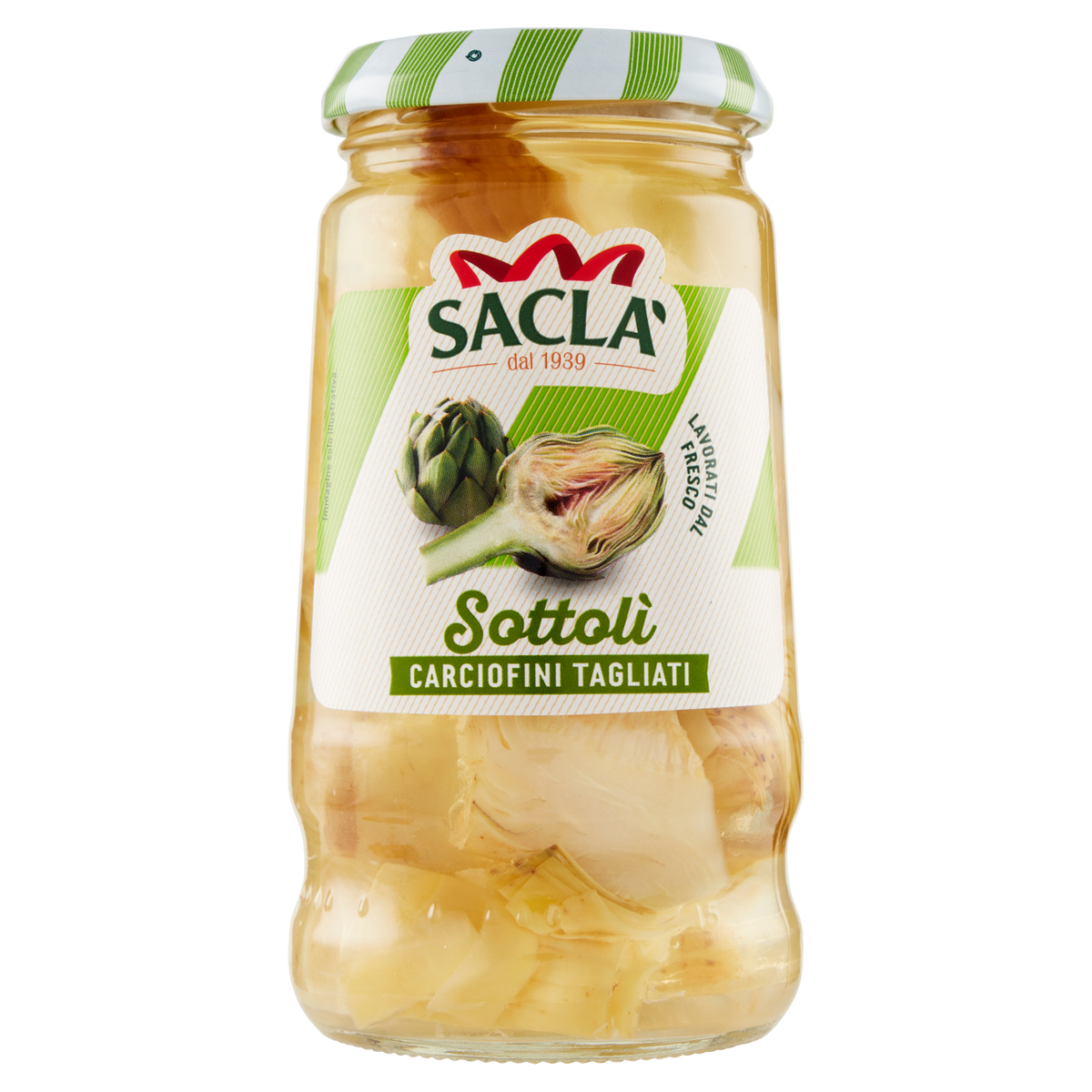SACLA' SOTTOLI' CARCIOFINI TAGLIATI 285g (12 in a box)