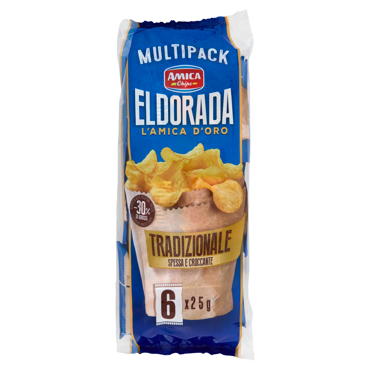 AMICA CHIPS PATATINE CLASSICHE 150g (12 in a box)