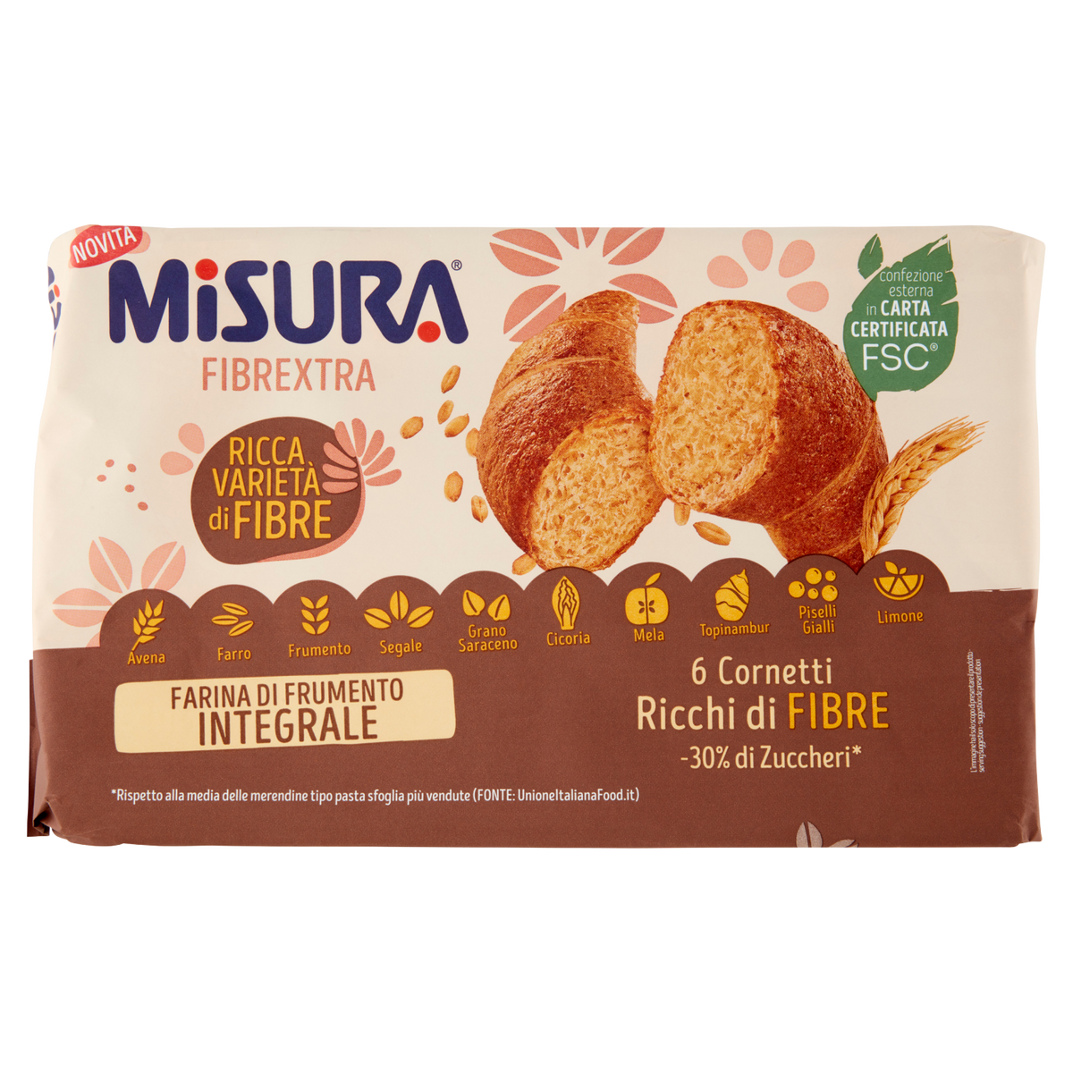 MISURA CROISSANT FIBRE 246g (8 in a box)