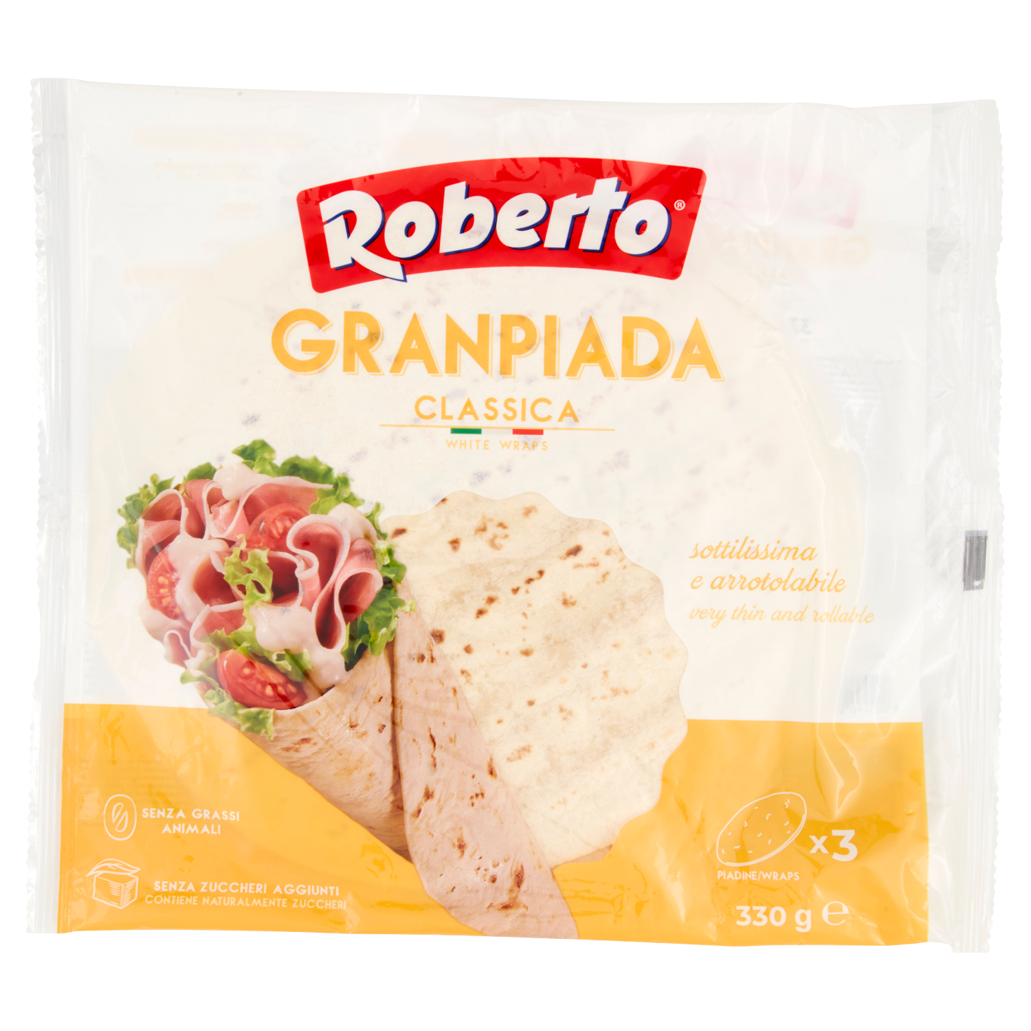 ROBERTO GRAN PIADA CLASSICA 330g (10 in a box)