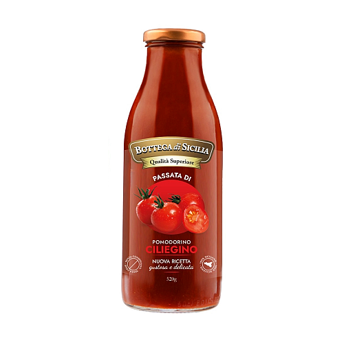 BOTTEGA DI SICILIA PASSATA DI CILIEGINO 500g (12 in a box)