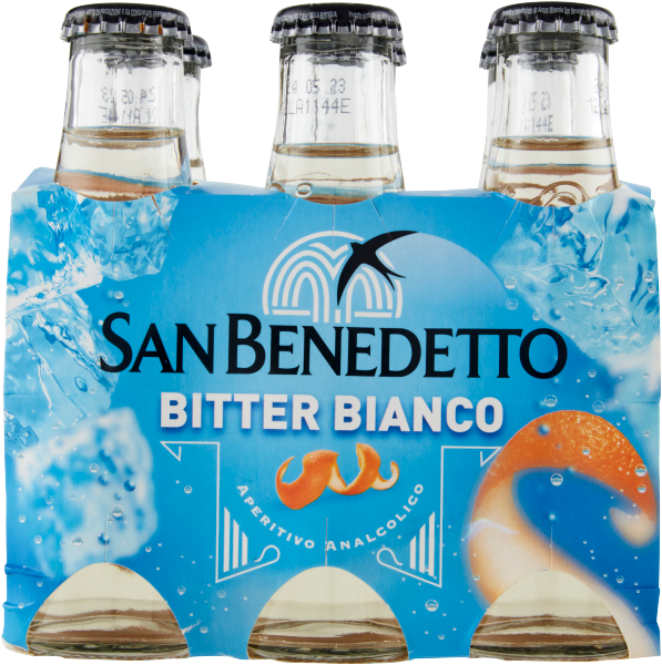 SAN BENEDETTO BITTER BIANCO ml10X6 100ml X6 (4 in a box)