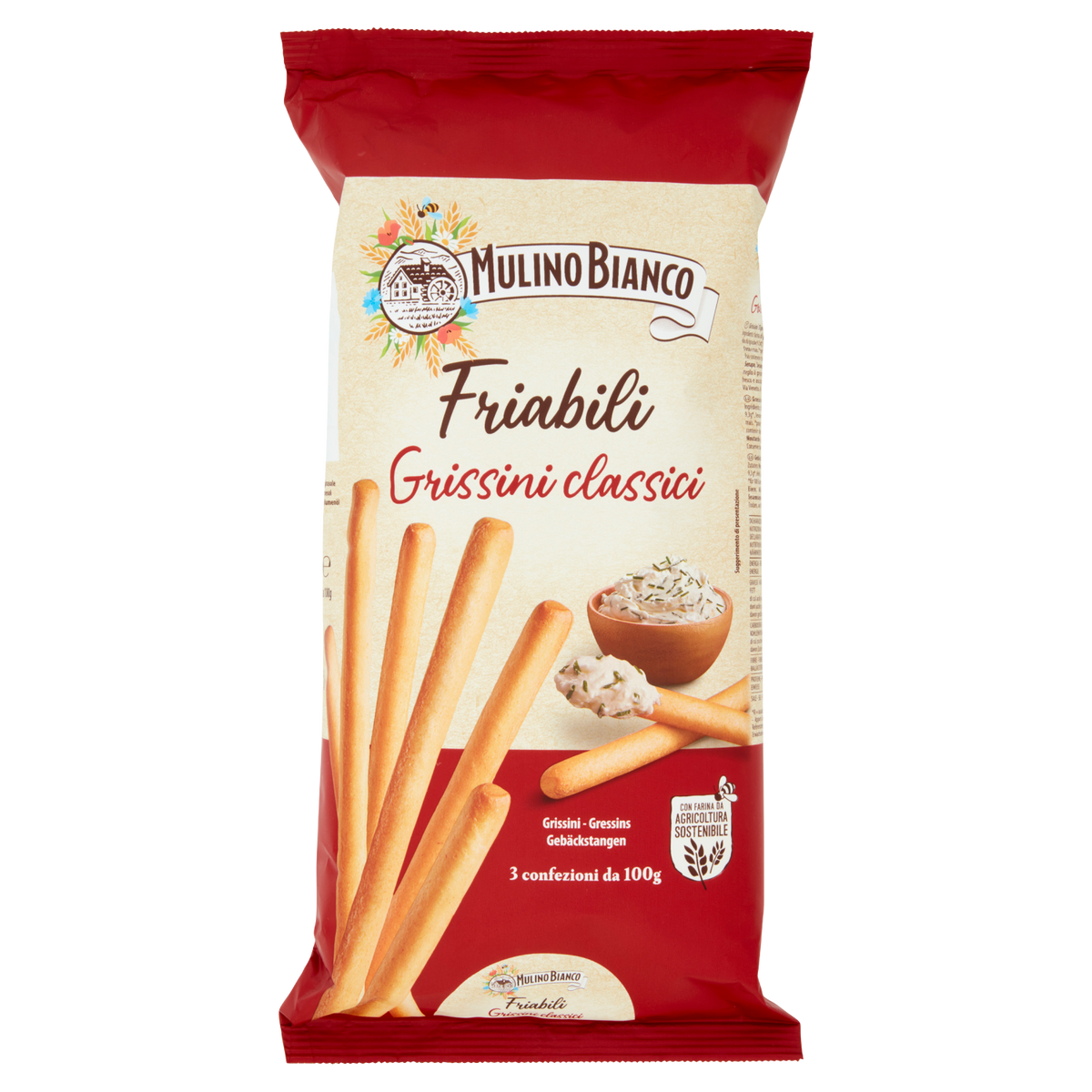 MULINO BIANCO GRISSINI FRIABILI 300g(24 in a box)