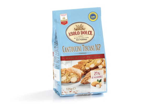 ASOLO DOLCE CANTUCCINI MANDORLA 125g (12 in a box)