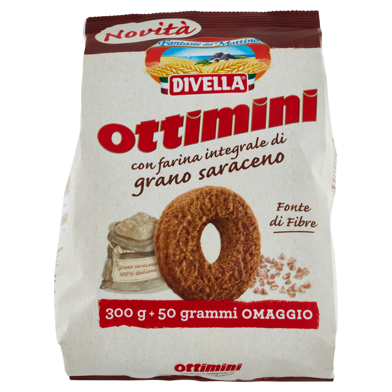 DIVELLA OTTIMINI GRANO SARACENO 300g (18 in a box)