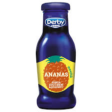 DERBY SUCCO ANANAS 100% 24X200ML GLASS