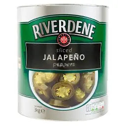 RIVERDENE SLICED JALAPENO PEPPERS 3KG TIN