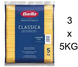 BARILLA PASTA DI SEMOLA BAVETTE 13 3X5KG BOX