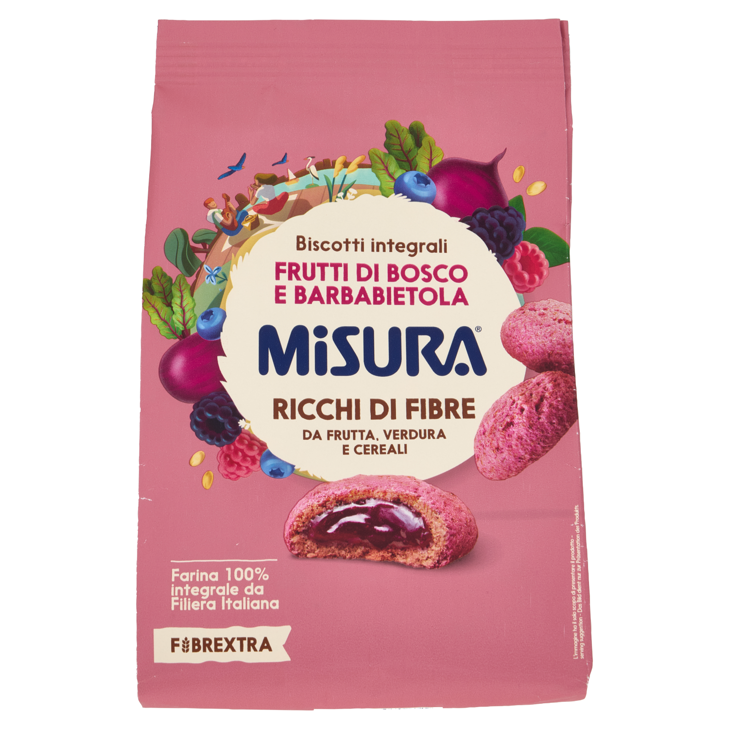 MISURA RIPIENO FRUTTI DI BOSCO E BARBABIETOLA 260g (8 in a box)
