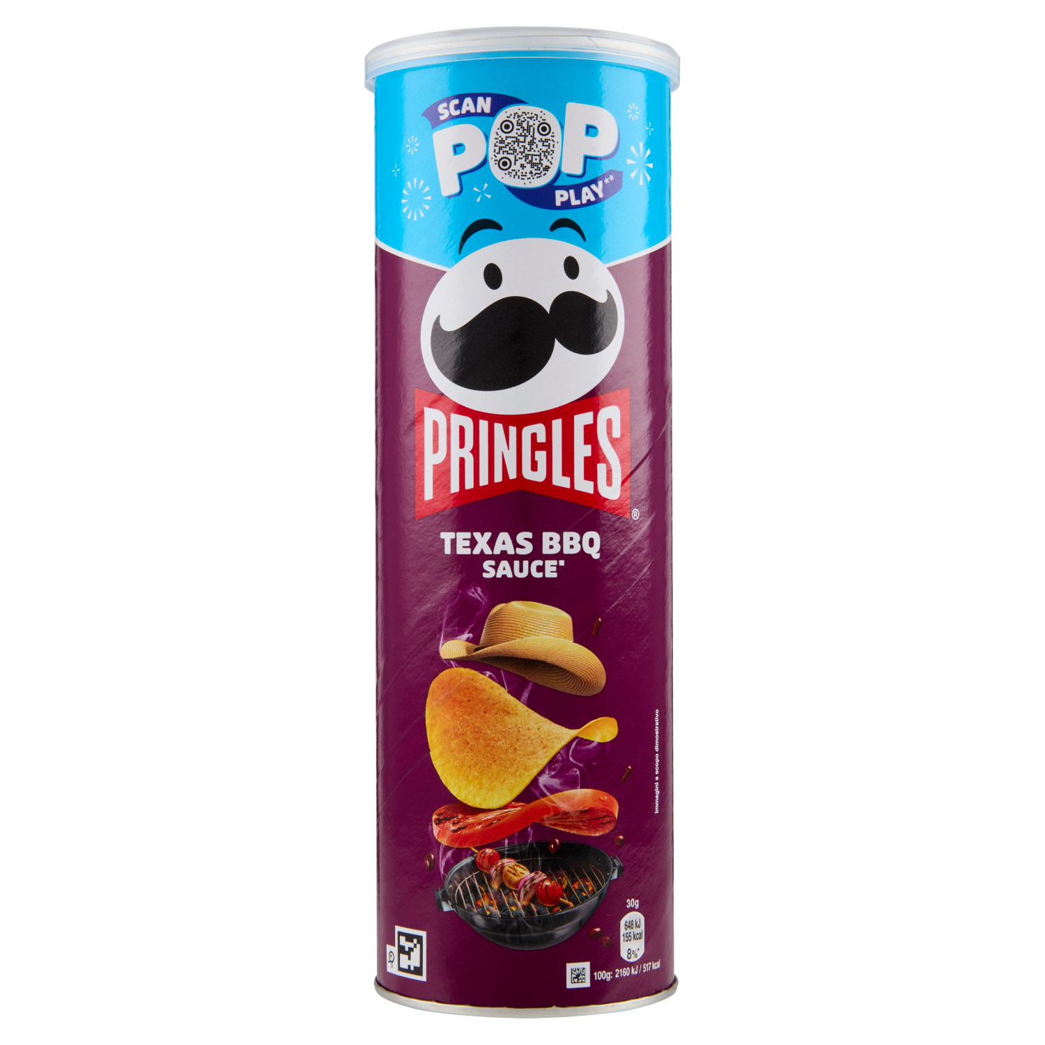 PRINGLES PATATINE BARBECUE 175g (6 in a box)