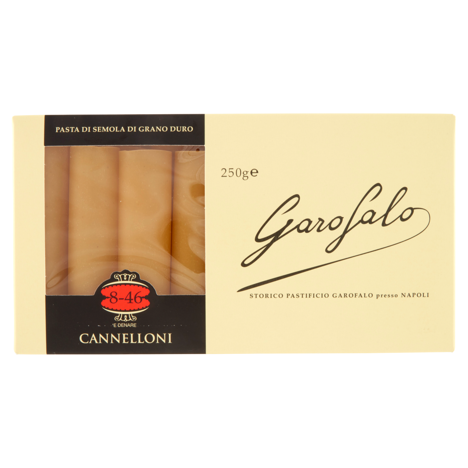 GAROFALO PASTA DI SEMOLA CANNELLONI 250g (12 in a box)