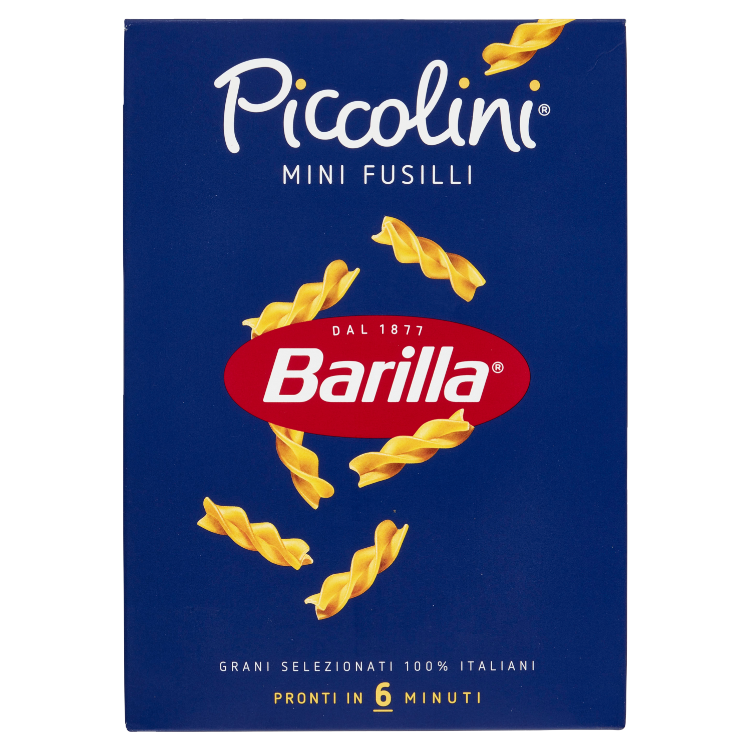 BARILLA PASTA DI SEMOLA MINI FUSILLI 500g (24 in a box)