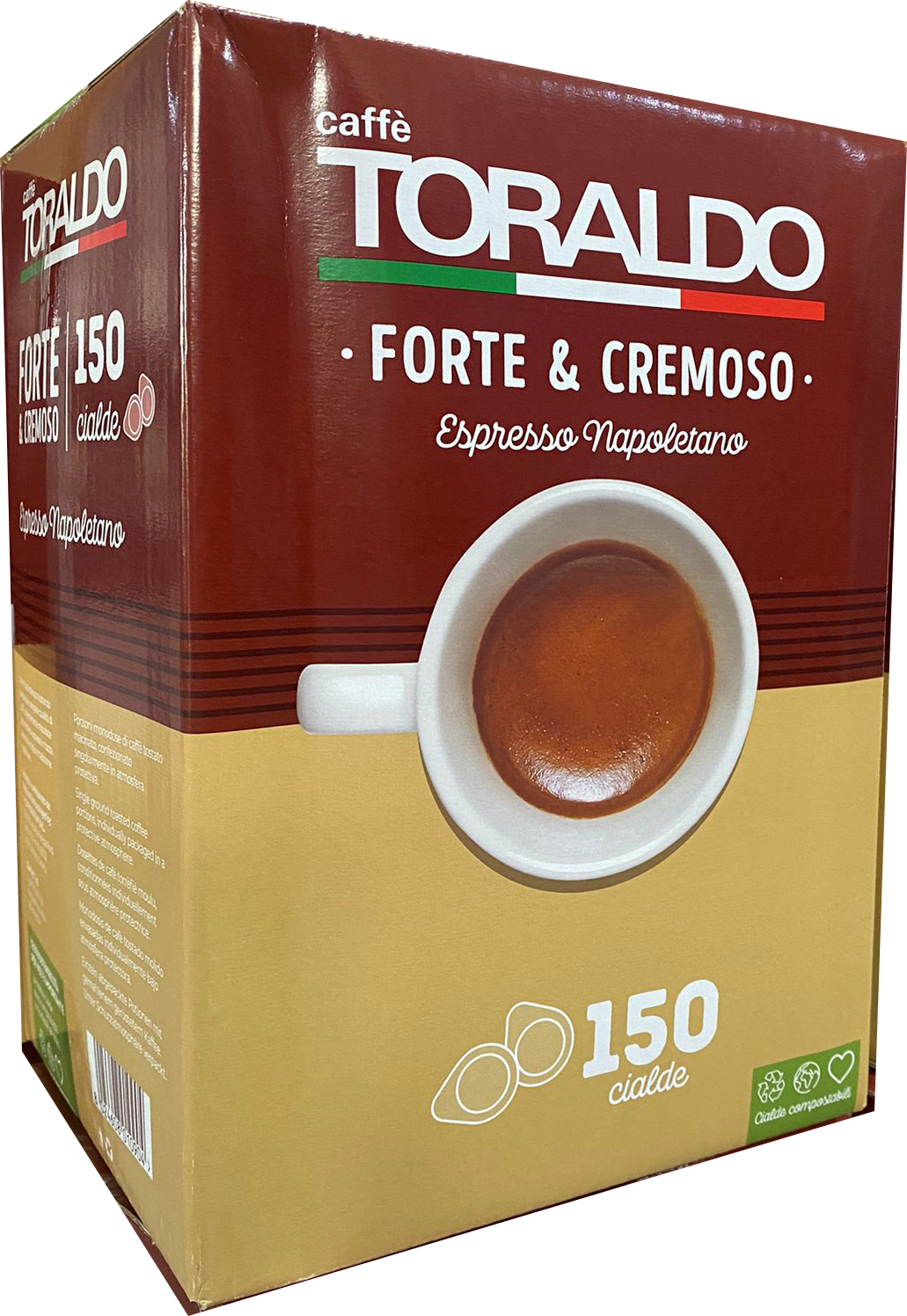 Toraldo Forte E Cremoso Cialde X150 1 Pz