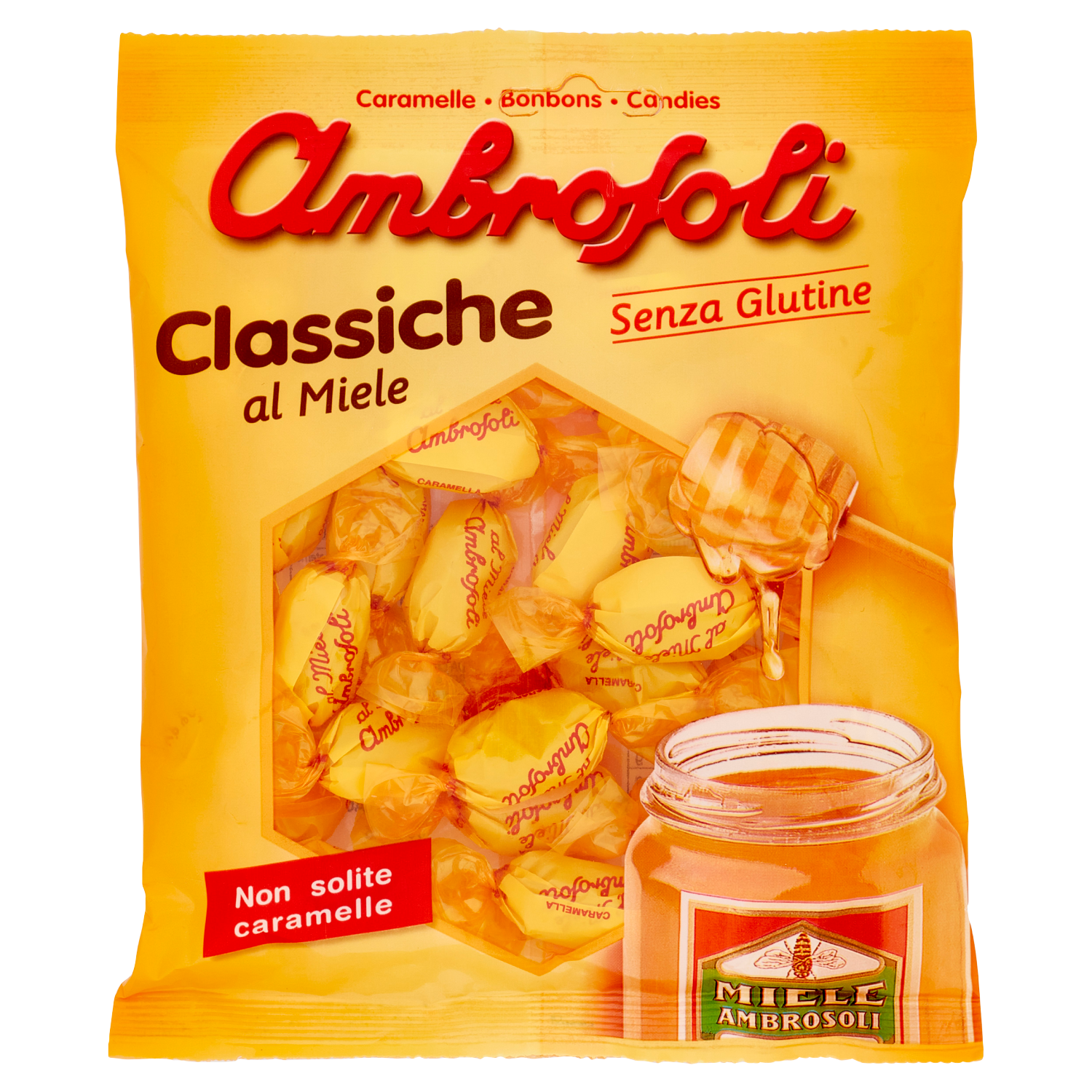 AMBROSOLI CARAMELLE MIELE 135g (20 in a box)