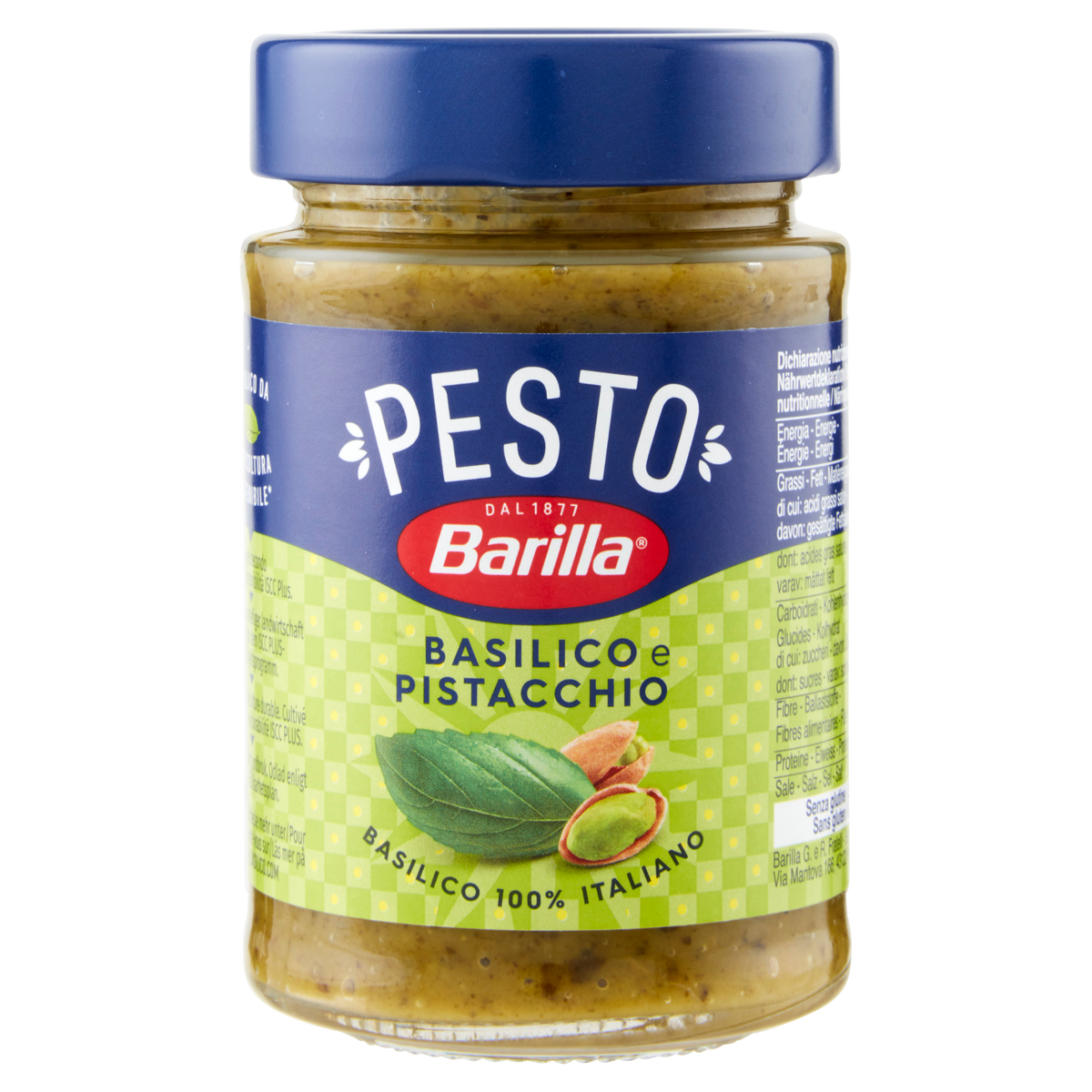 BARILLA PESTO PISTACCHIO BASILICO 190g (12 in a box)