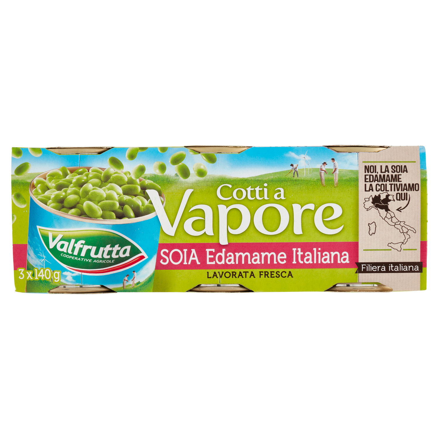 VALFRUTTA SOIA EDAMAME 420g (8 in a box)