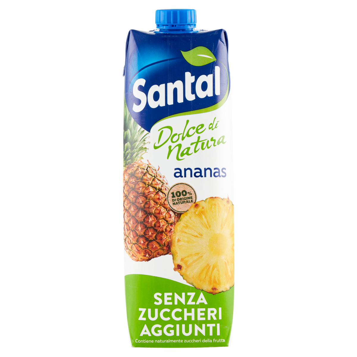 SANTAL ANANAS no added sugar 1lt (12 in a box)