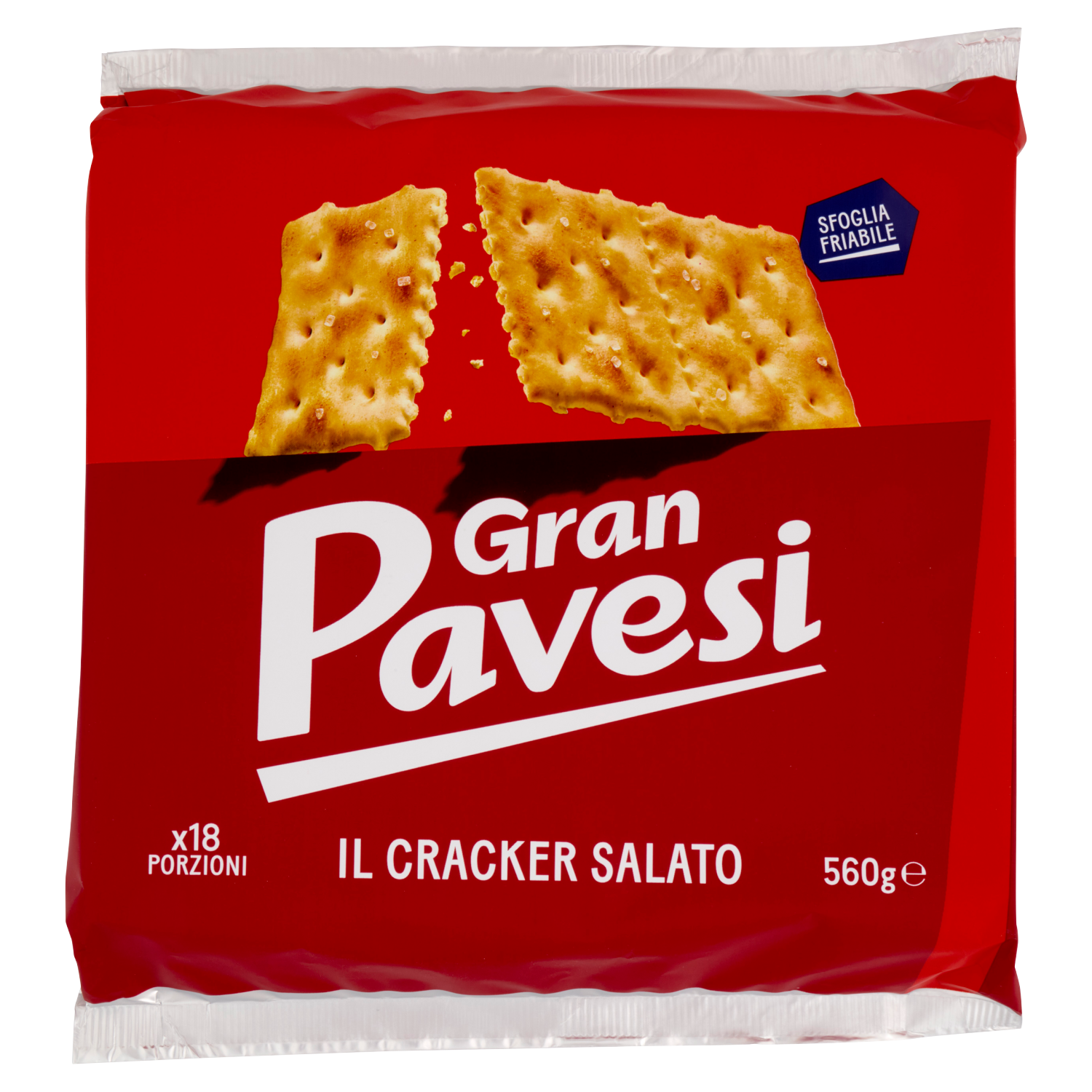 PAVESI CRACKER SALATI X18 560g (12 in a box)