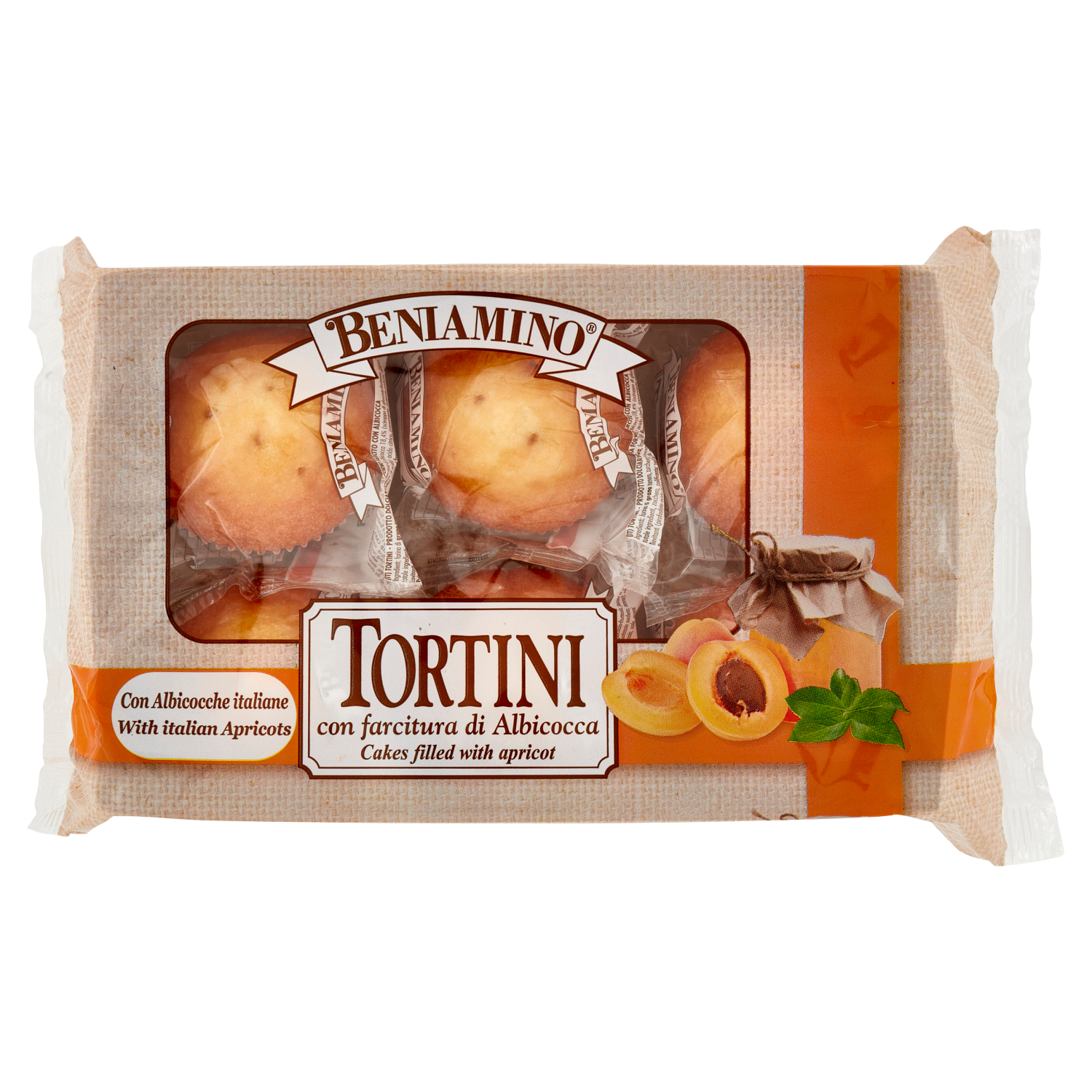 BENIAMINO TORTINI ALBICOCCA 250g (14 in a box)