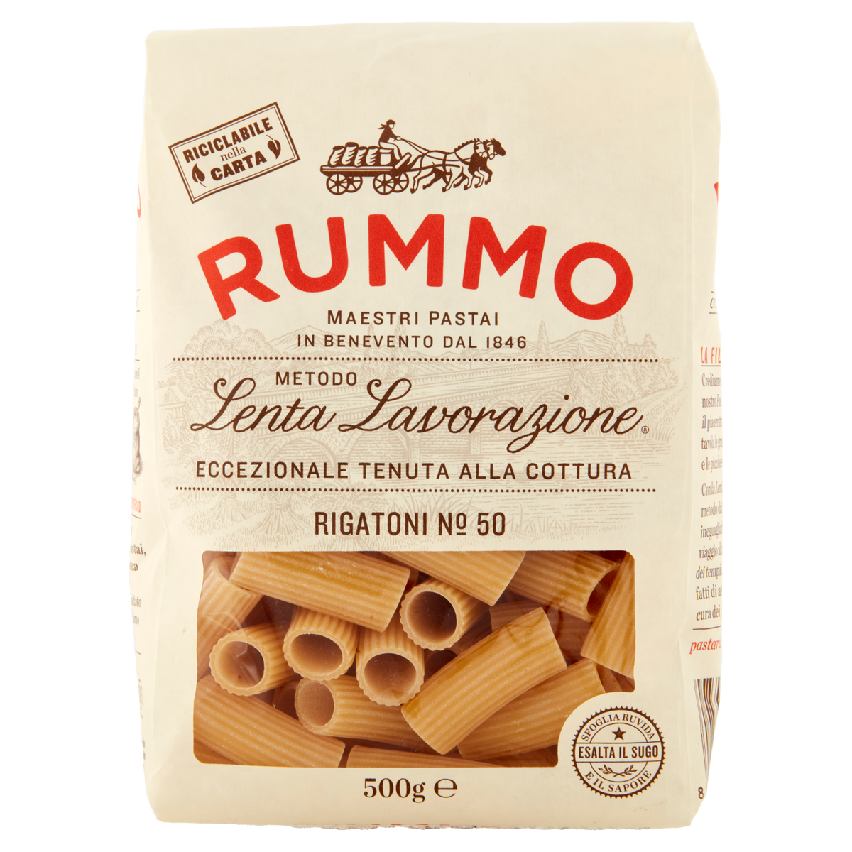 RUMMO RIGATONI N.50 500g (16 in a box)