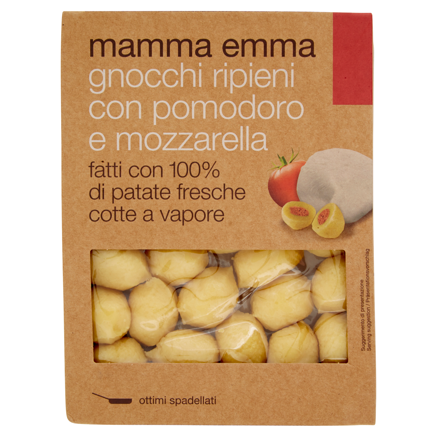 MAMMA EMMA GNOCCHI POMODORO MOZZARELLA 350g (6 in a box)