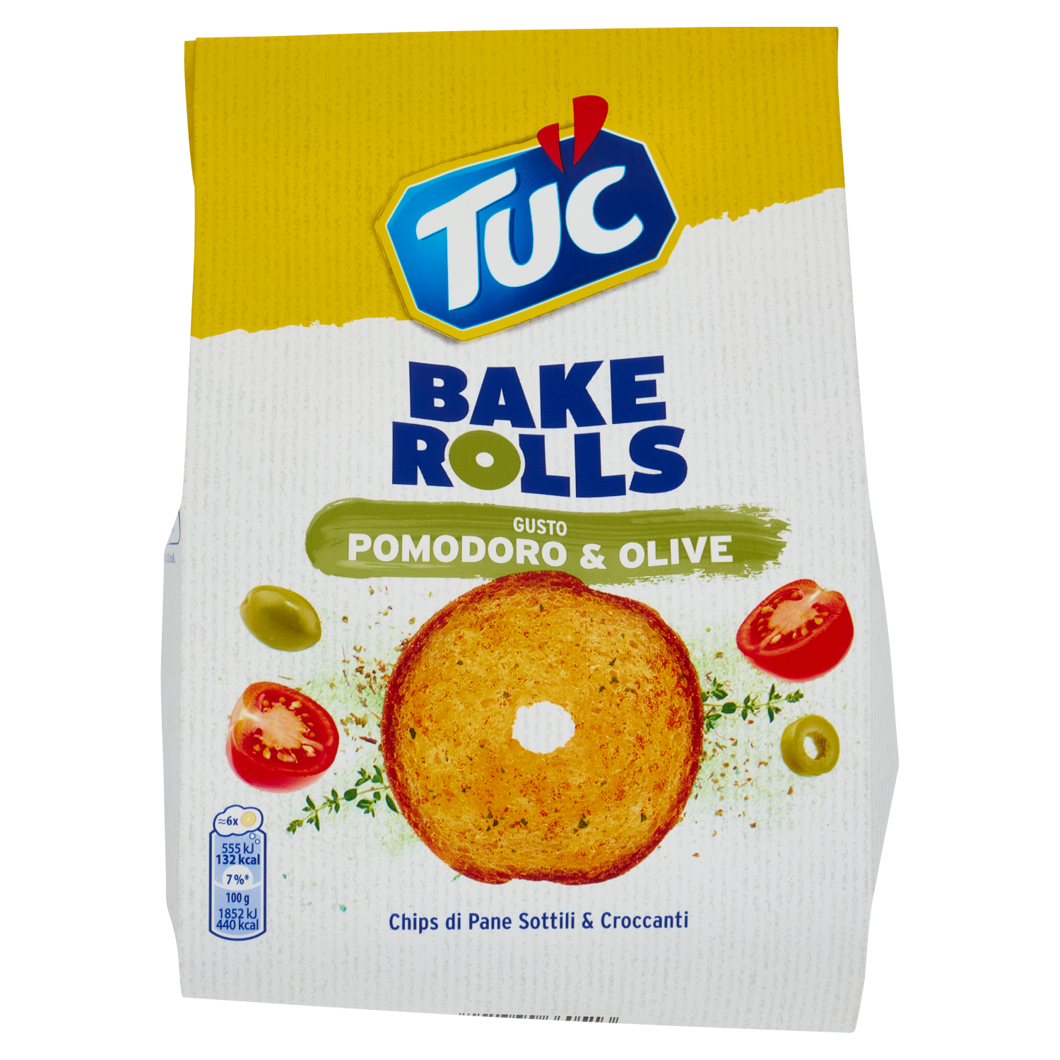 ORO SAIWA TUC BAKE ROLLS GUSTO OLIVE POMODORO 150g (8 in a box)