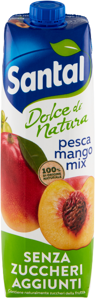 Santal Pesca E Mango Senza Zuccheri Aggiunti 1.000 Ml