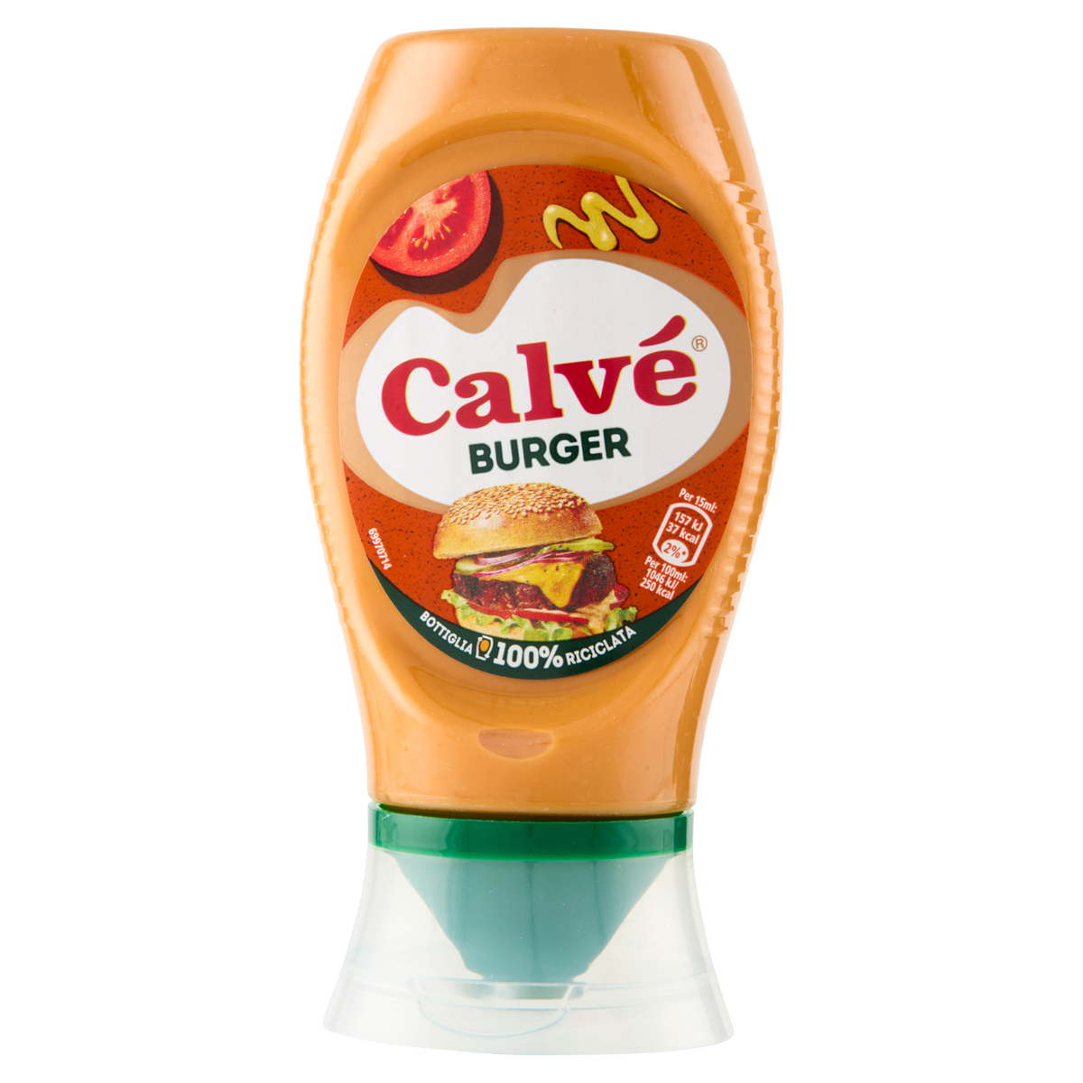 CALVE' SALSA BURGER TOP DOWN 250ml (8 in a box)