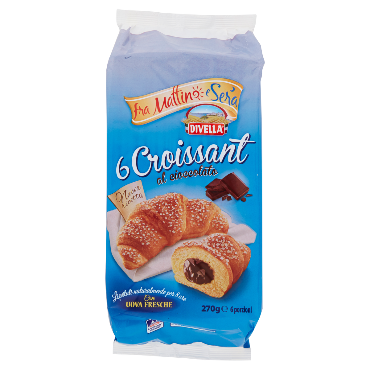 DIVELLA CROISSANT CIOCCOLATO 270g (12 in a box)