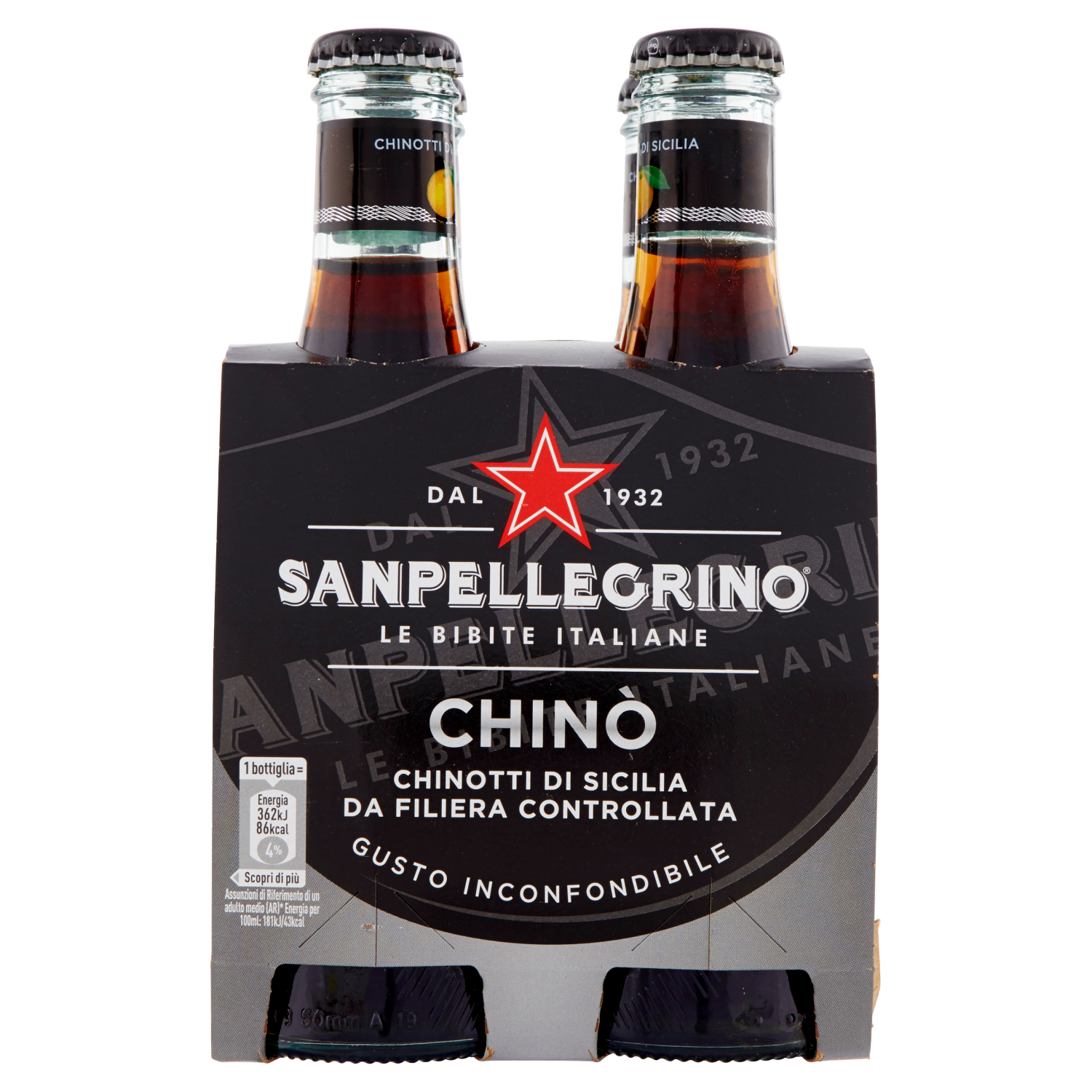 SANPELLEGRINO CHINO' 200ml X4 800ml (6 in a box)
