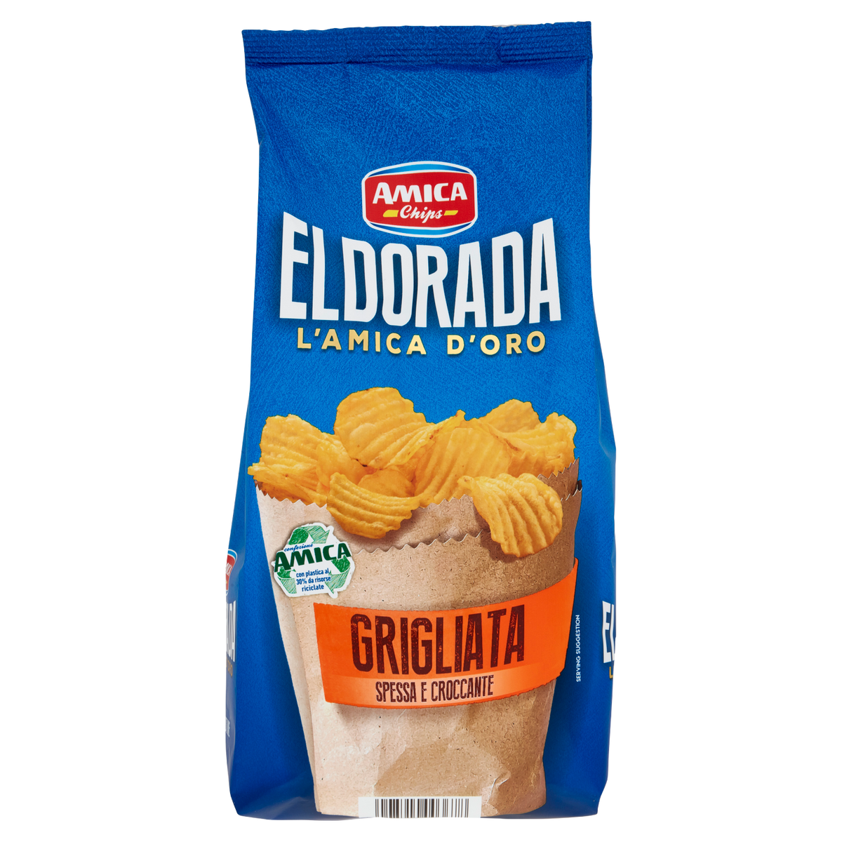 AMICA CHIPS ELDORADA GRIGLIATA 130g (15 in a box)