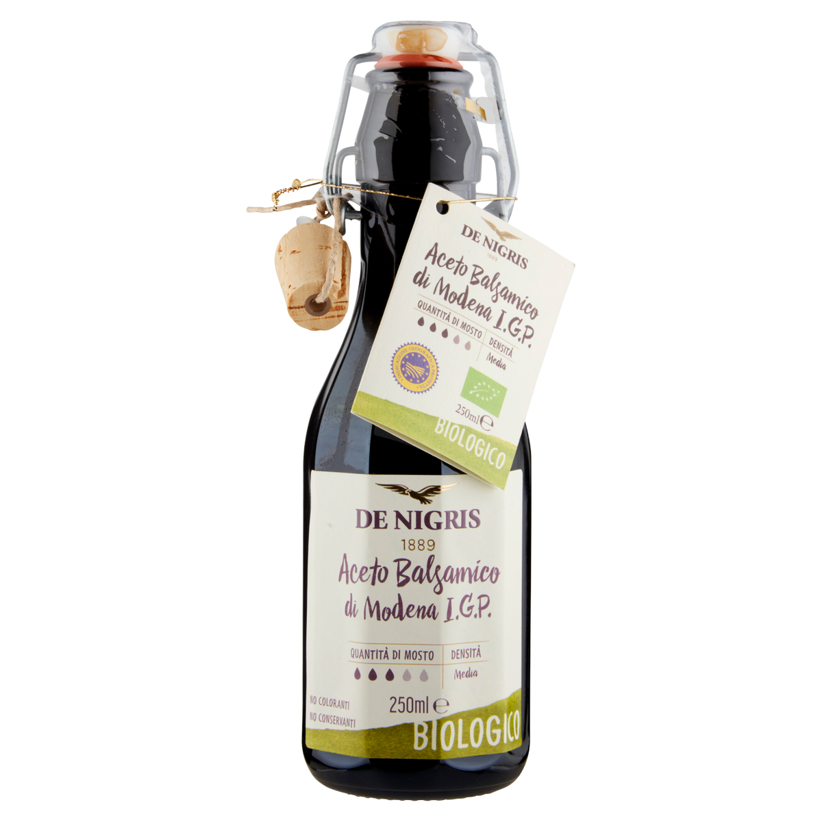 DENIGRIS ACETO BALSAMICO ORGANIC IGP 250ml (6 in a box)