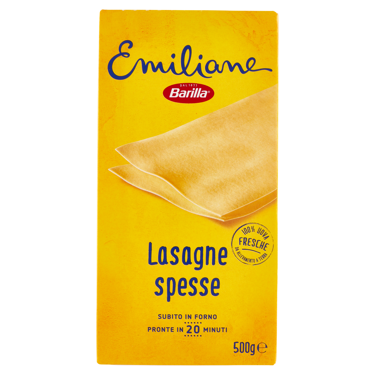 BARILLA LASAGNE ALL'UOVO 500g (15 in a box)