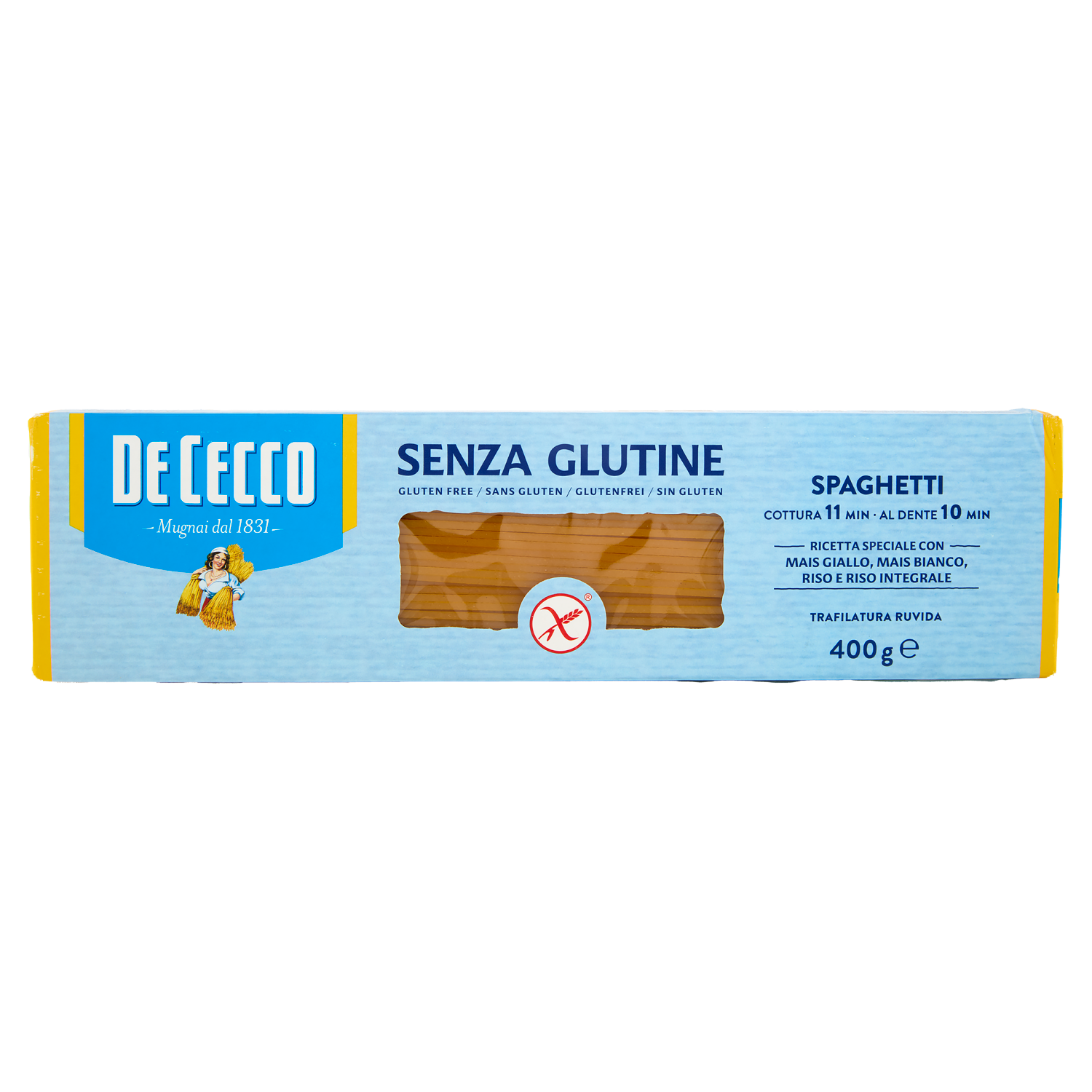 DE CECCO SPAGHETTI SENZA GLUTINE 400g (12 in a box)
