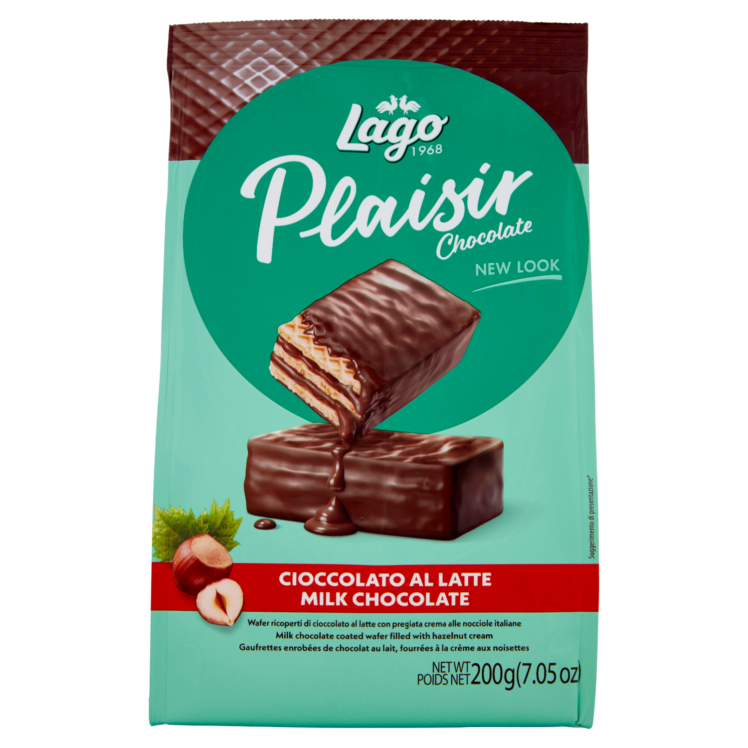 LAGO PLAISIR CHOCOLATE MILK 200g (10 in a box)