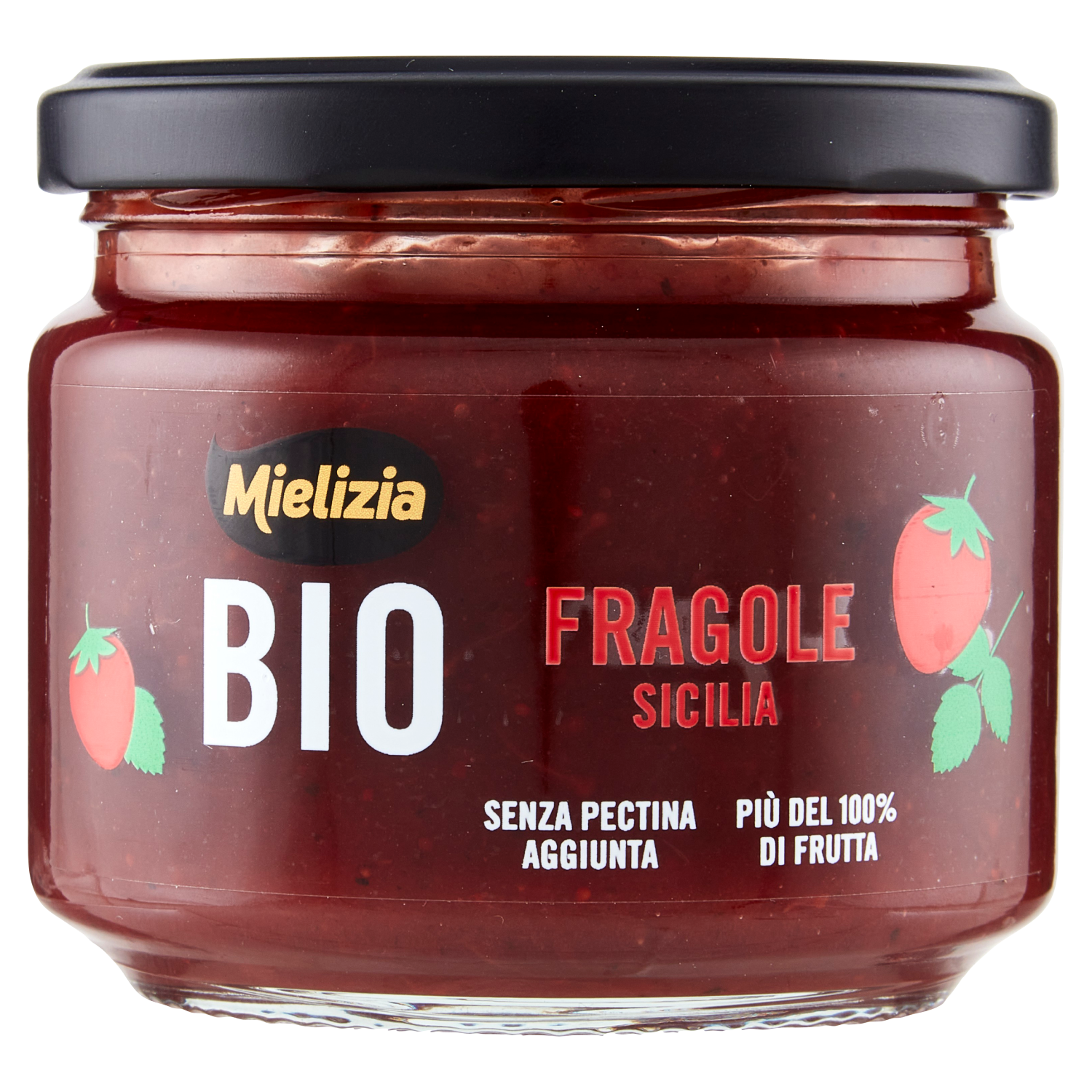 MIELIZIA CONFETTURA FRAGOLA ORGANIC 250g (6 in a box)