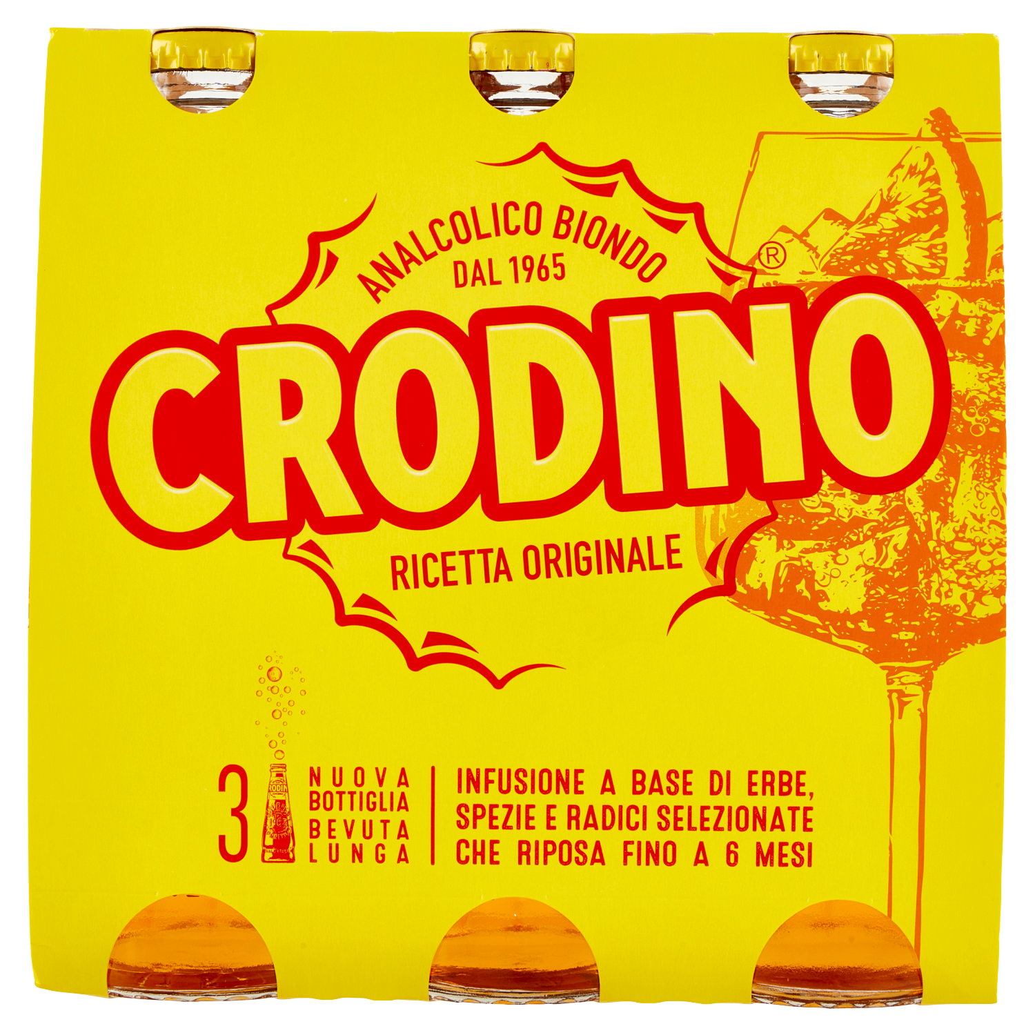 CRODINO BIONDO 17,5CL X 3 PZ 525ml (8 in a box)