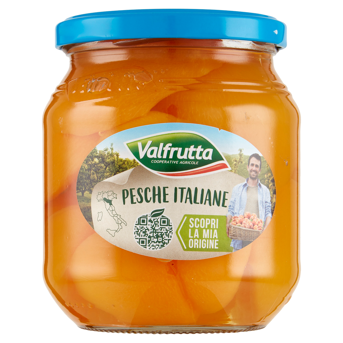 VALFRUTTA PESCHE ALLO SCIROPPO 580g (6 in a box)