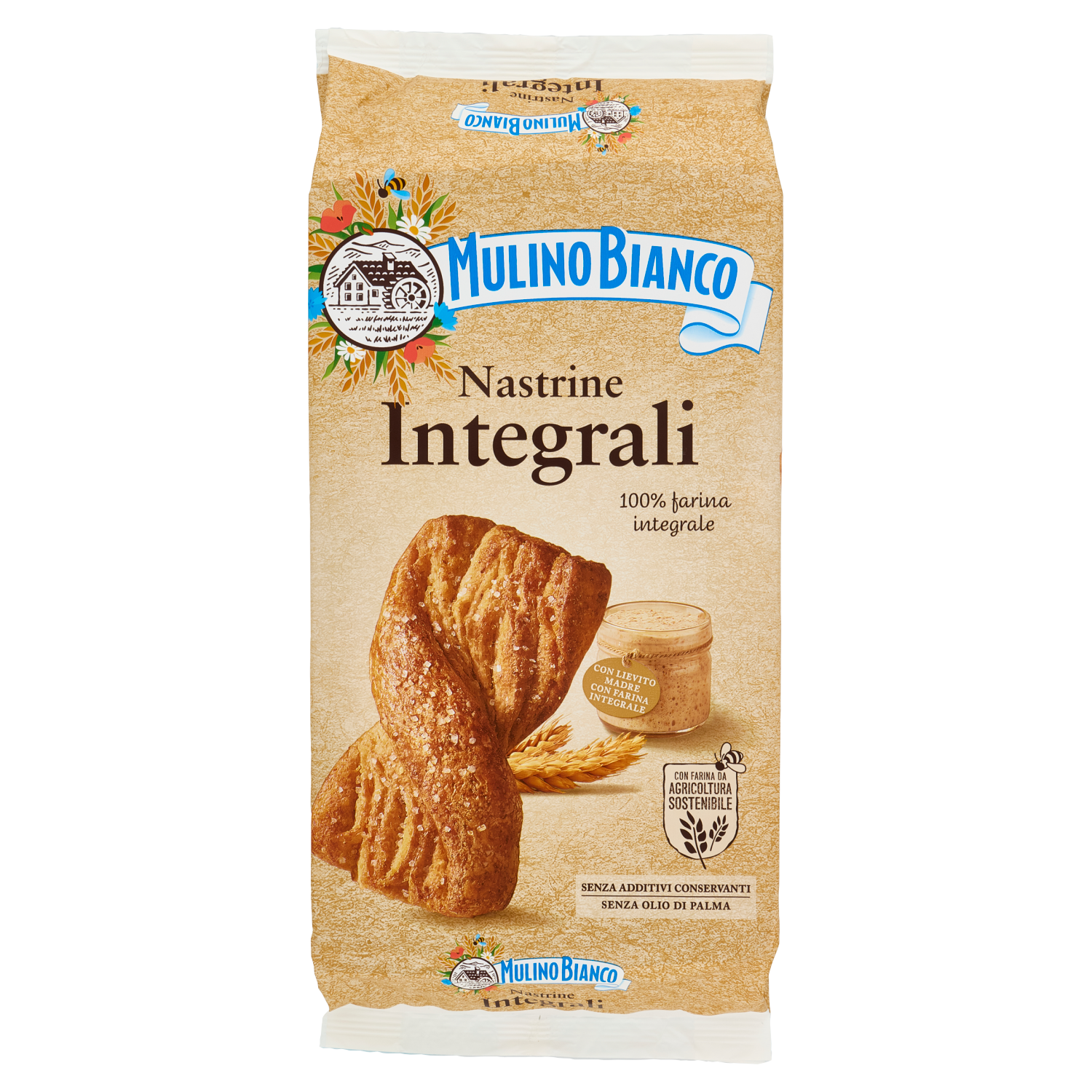 MULINO BIANCO NASTRINE INTEGRALI 240g (12 in a box)