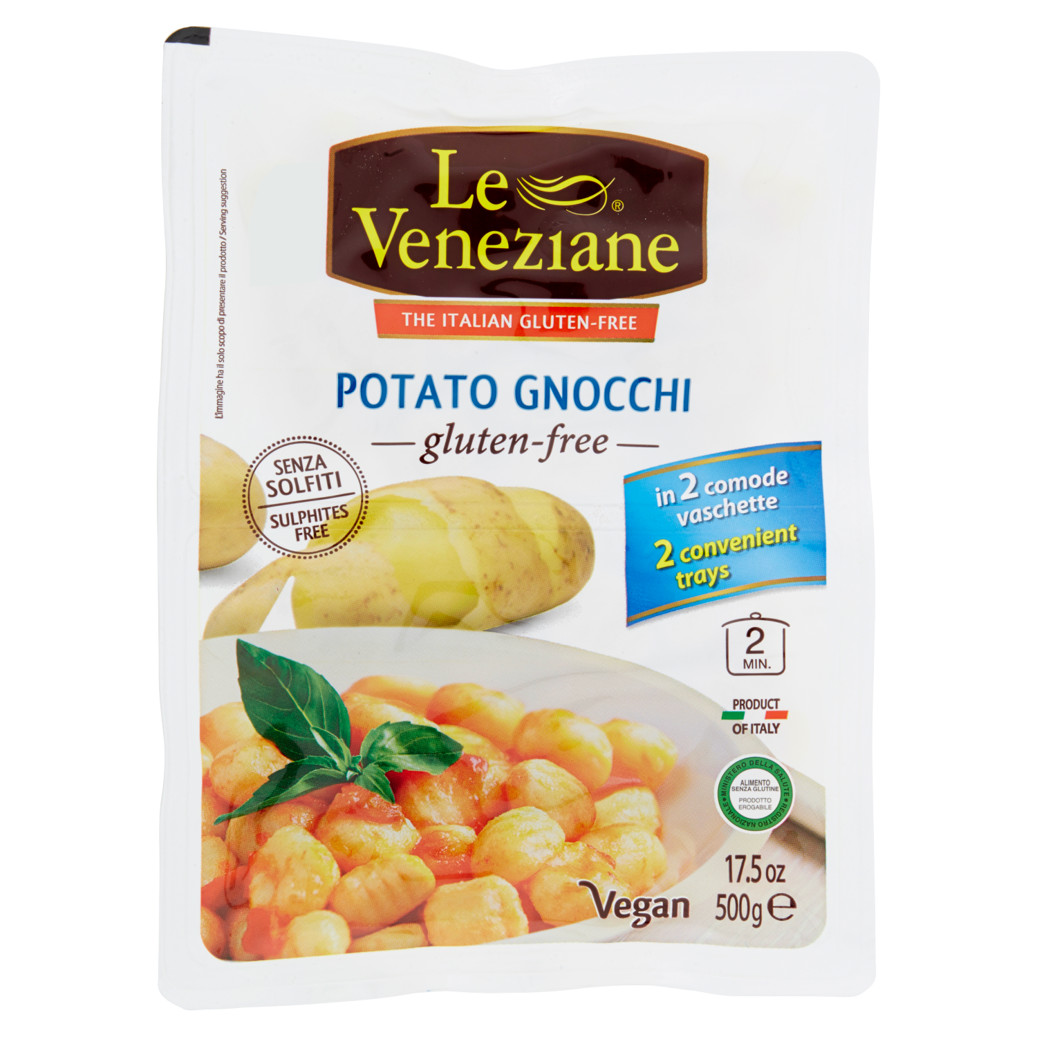 LE VENEZIANE GNOCCHI DI PATATE SENZA GLUTINE 250gx2 (11 in a box)