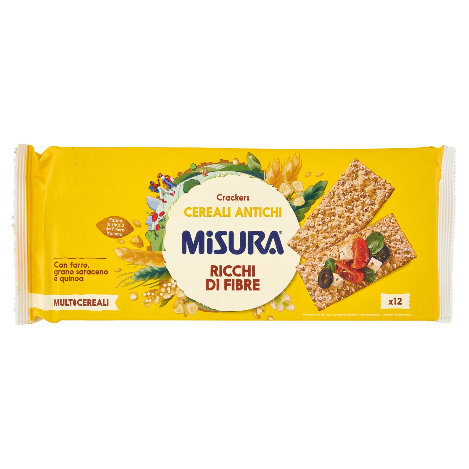 MISURA CRACKER CEREALI 350g (12 in a box)