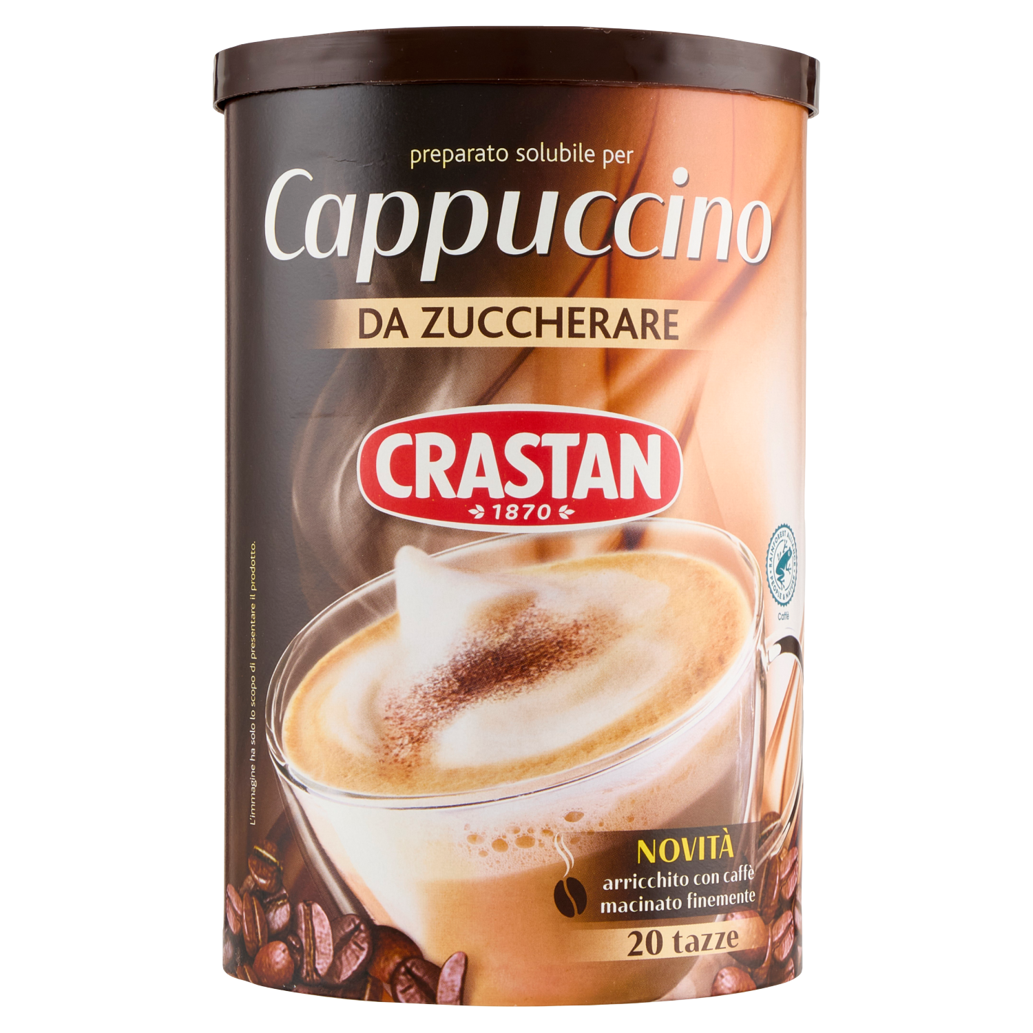 CRASTAN CAPPUCCINO DA ZUCCHERARE 250g (12 in a box)