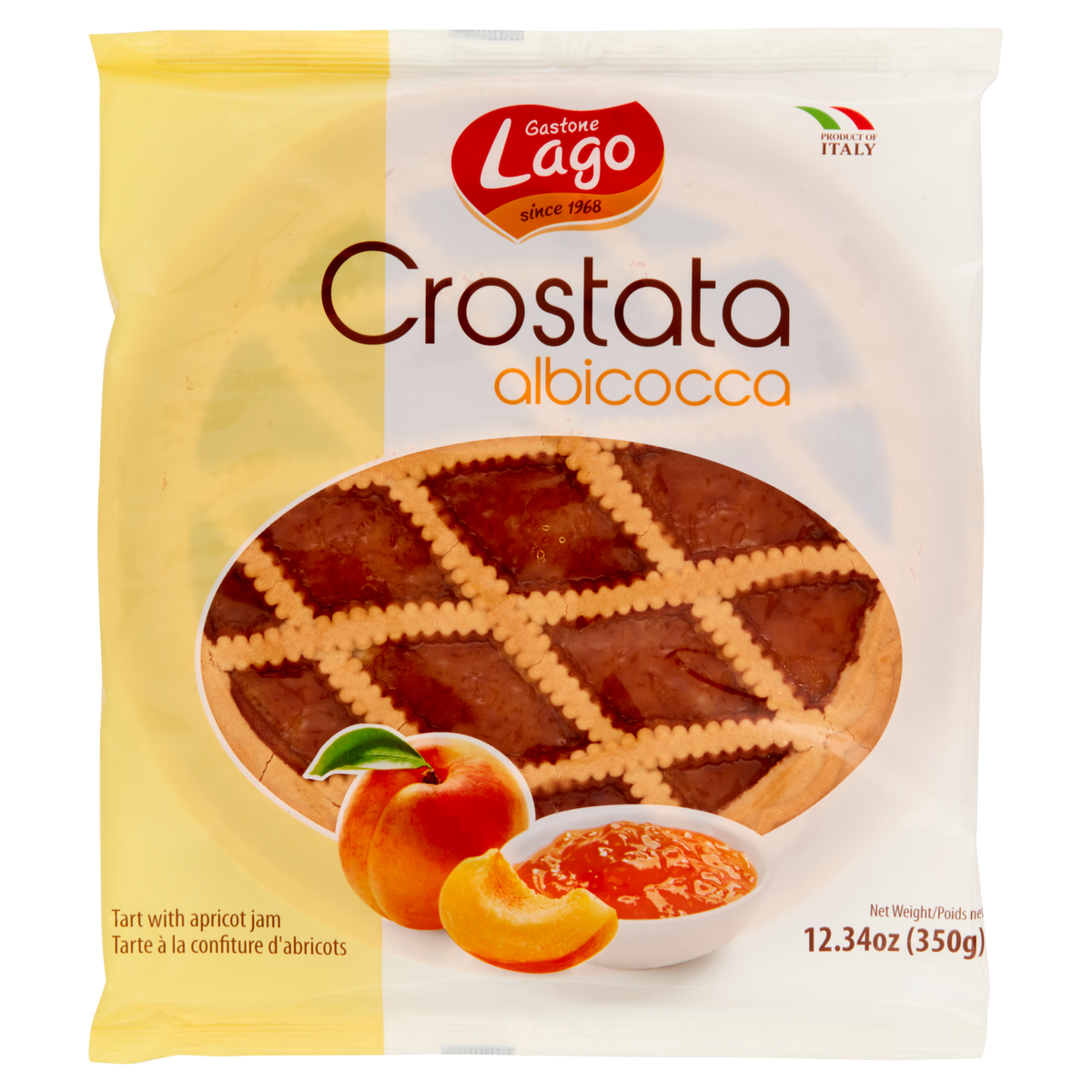 LAGO CROSTATA ALBICOCCA 350g (12 in a box)