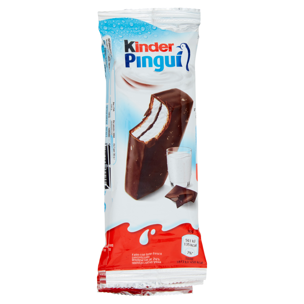 KINDER PINGUI' AL CIOCCOLATO X4 120g (9 in a box)