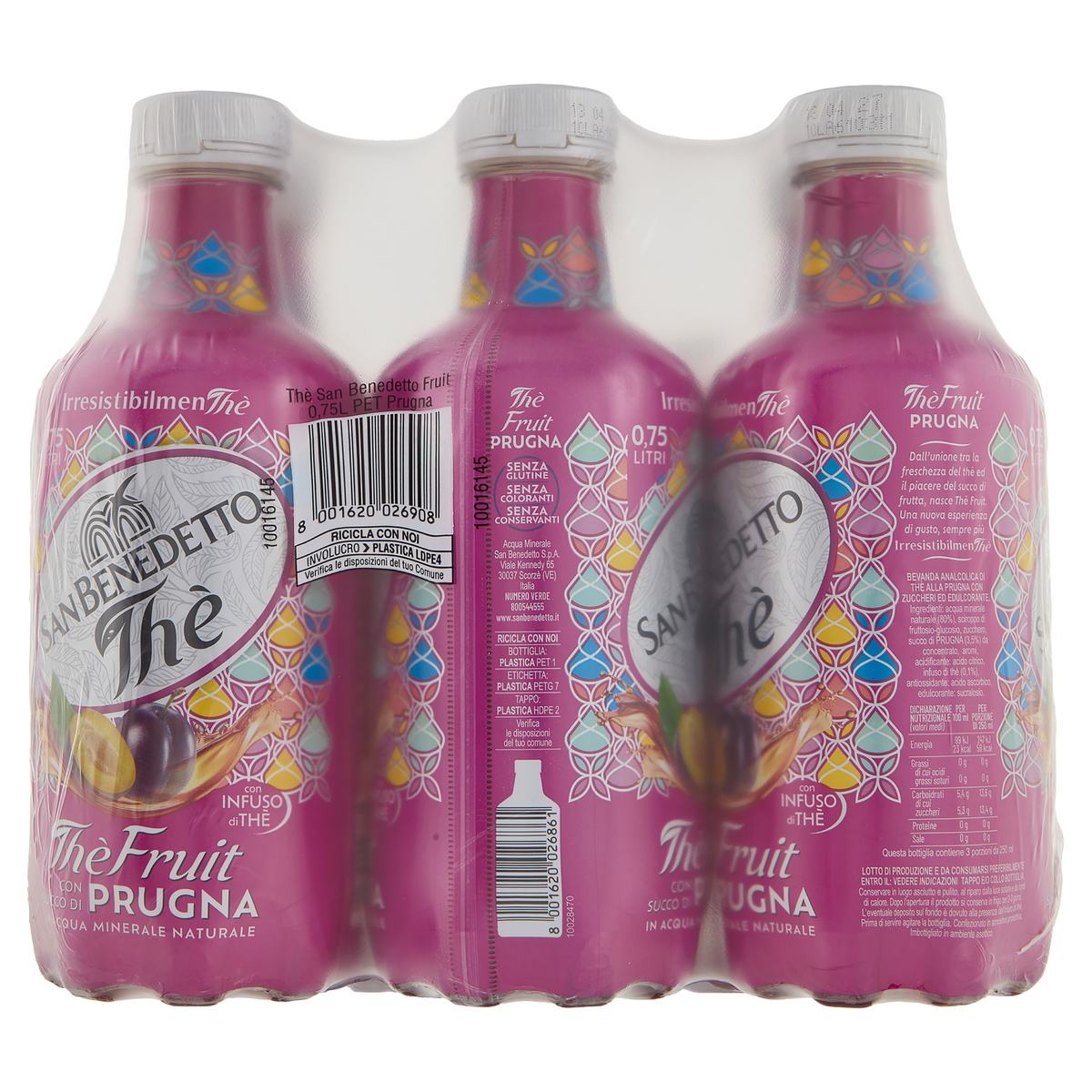 San Benedetto The Fruit Prugna 750 Ml