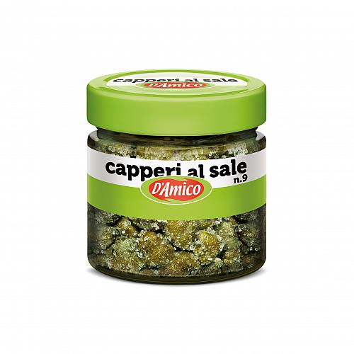D'AMICO CAPPERI AL SALE 75g (12 in a box)