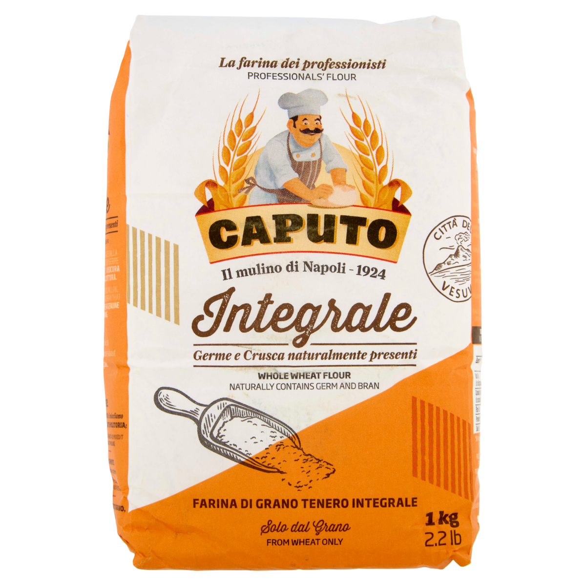 CAPUTO FARINA INTEGRALE 1kg (10 in a box)